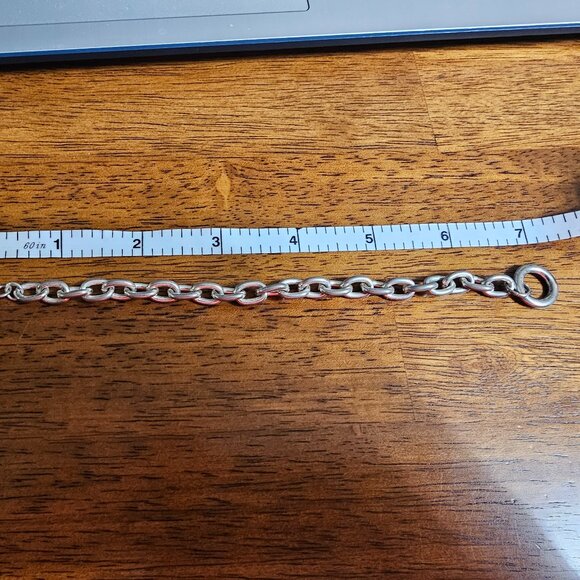 4mm Snap Chain Bracelet Sterling Silver Men Silver Chain Bracelet